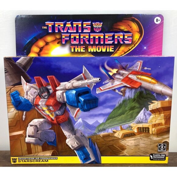 Retro G1 Starscream Decepticon Transformers The Movie Walmart Exclusive 2022 - Picture 1 of 9